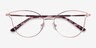 Trance Rose Gold MetalEyeglass Frames from EyeBuyDirect, Closed View