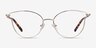 Trance Light Gold MetalEyeglass Frames from EyeBuyDirect, Front View