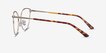 Trance Light Gold MetalEyeglass Frames from EyeBuyDirect, Side View