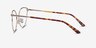 Trance Light Gold MetalEyeglass Frames from EyeBuyDirect, Side View