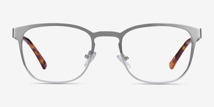 Bellamy Silver Metal Eyeglass Frames from EyeBuyDirect