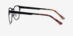 Bellamy Shiny Black MetalEyeglass Frames from EyeBuyDirect, Side View