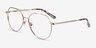 Benny Gold MetalEyeglass Frames from EyeBuyDirect, Angle View