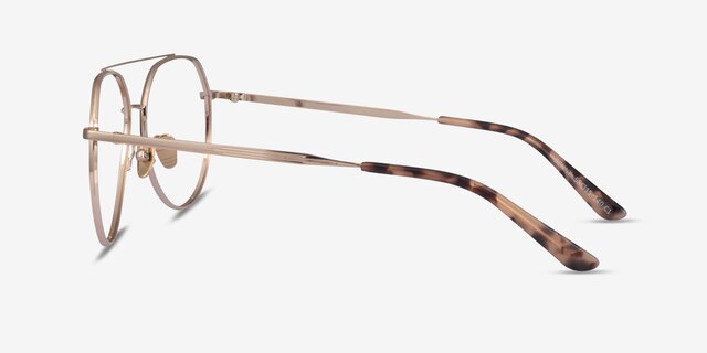 Benny Gold MetalEyeglass Frames from EyeBuyDirect, Side View