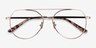 Benny Gold MetalEyeglass Frames from EyeBuyDirect, Closed View