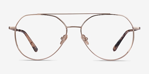 Benny Rose Gold Metal Eyeglass Frames