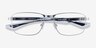 Possibility Silver AcetateEyeglass Frames from EyeBuyDirect, Closed View