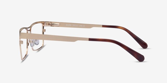 Biloxi Gold MetalEyeglass Frames from EyeBuyDirect, Side View