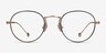 Ring Black  Gold MétalMontures de lunettes de vue d'EyeBuyDirect, Vue de Face