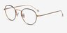 Ring Black  Gold MétalMontures de lunettes de vue d'EyeBuyDirect, Vue d'Angle