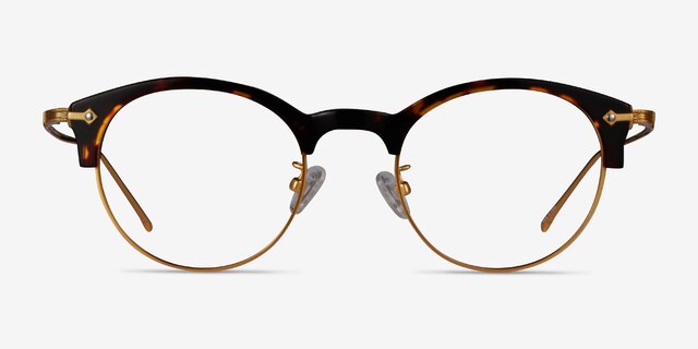 Irvin Tortoise Acetate-metalEyeglass Frames from EyeBuyDirect, Front View