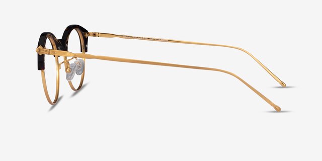 Irvin Tortoise Acetate-metalEyeglass Frames from EyeBuyDirect, Side View
