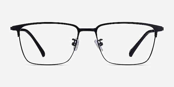 Amet Black Metal Eyeglass Frames