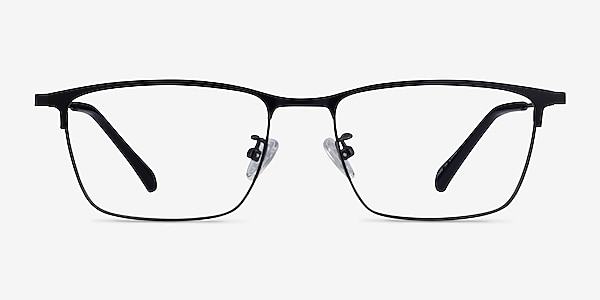 Ipsum Black Metal Eyeglass Frames