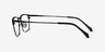 Ipsum Black MetalEyeglass Frames from EyeBuyDirect, Side View