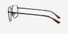 Focal Black MetalEyeglass Frames from EyeBuyDirect, Side View