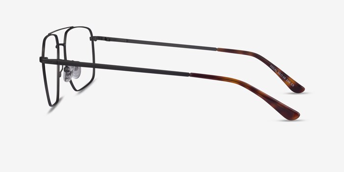 Focal Gunmetal Métal Montures de lunettes de vue d'EyeBuyDirect