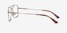 Aerial Light Gold MetalEyeglass Frames from EyeBuyDirect, Side View