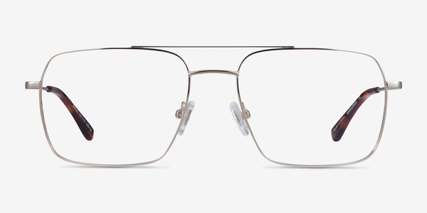 Aerial Argenté Métal Montures de lunettes de vue