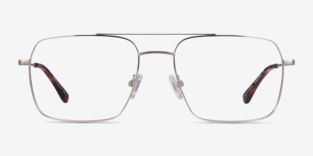 Aerial Argenté MétalMontures de lunettes de vue d'EyeBuyDirect, Vue de Face