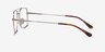 Aerial Argenté MétalMontures de lunettes de vue d'EyeBuyDirect, Vue de Côté