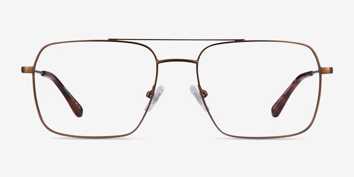 Aerial Bronze Métal Montures de lunettes de vue d'EyeBuyDirect