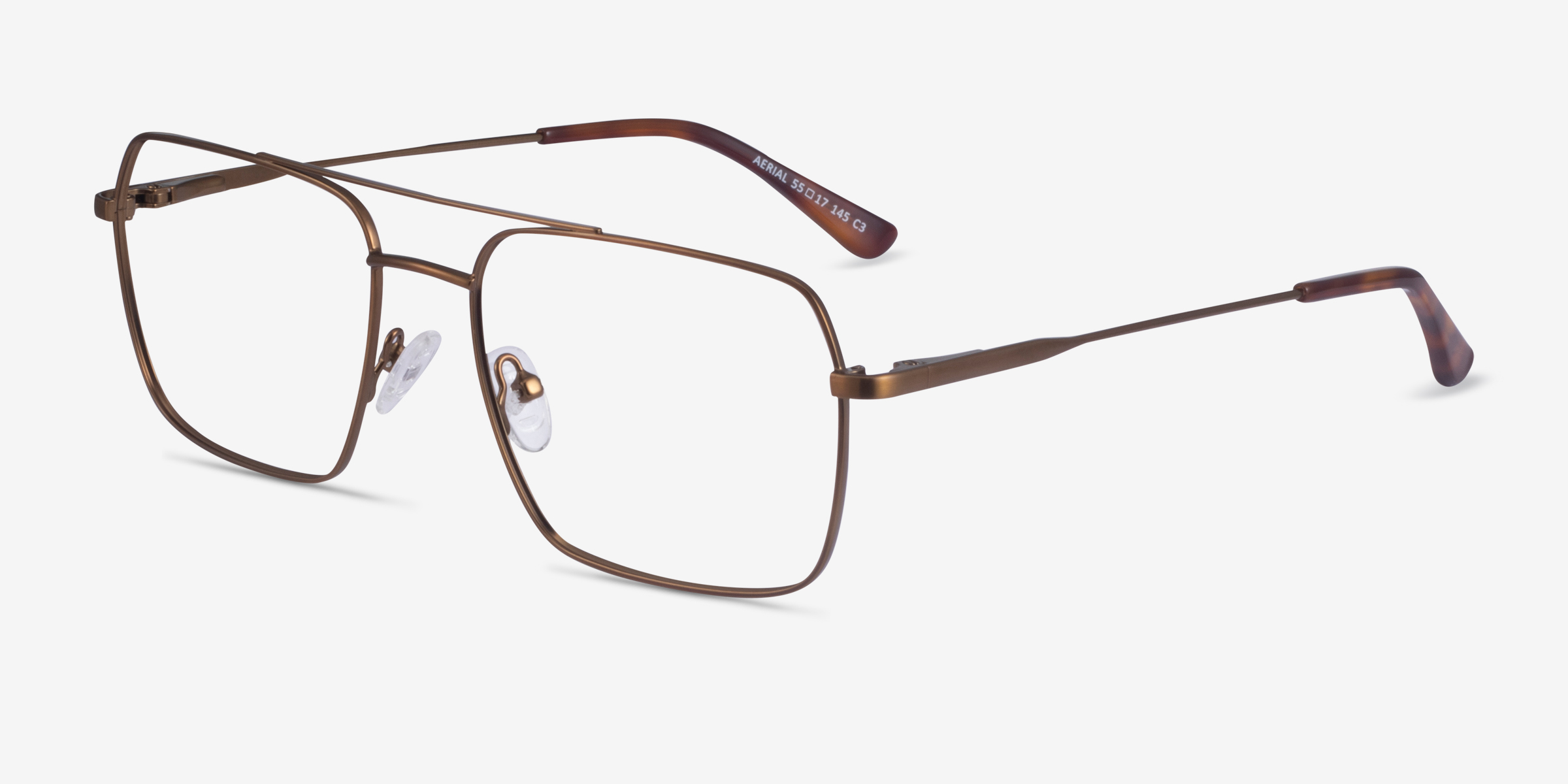 Aerial Square Bronze Glasses for Men Eyebuydirect