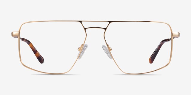Orson Gold MetalEyeglass Frames from EyeBuyDirect, Front View