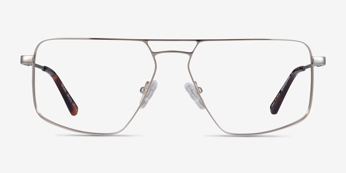 Orson Argenté Métal Montures de lunettes de vue d'EyeBuyDirect