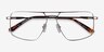 Orson Silver MetalEyeglass Frames from EyeBuyDirect, Closed View