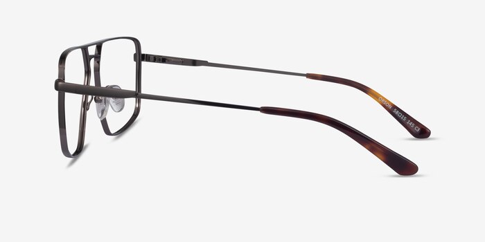 Orson Dark Gunmetal Métal Montures de lunettes de vue d'EyeBuyDirect