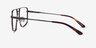 Orson Dark Gunmetal MetalEyeglass Frames from EyeBuyDirect, Side View