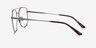 Morrison Silver MetalEyeglass Frames from EyeBuyDirect, Side View