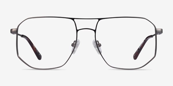 Carlo Matte Gunmetal Métal Montures de lunettes de vue