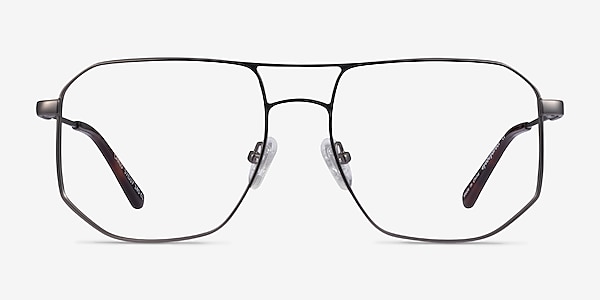 Carlo Matte Gunmetal Metal Eyeglass Frames