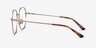 Etymology Light Gold MetalEyeglass Frames from EyeBuyDirect, Side View