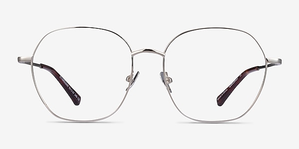 Etymology Silver Metal Eyeglass Frames