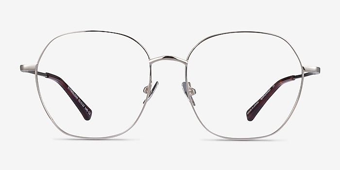 Etymology Silver Metal Eyeglass Frames from EyeBuyDirect