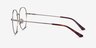 Etymology Silver MetalEyeglass Frames from EyeBuyDirect, Side View