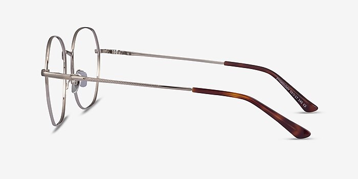 Etymology Silver Metal Eyeglass Frames from EyeBuyDirect