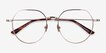 Emotion Light Gold MetalEyeglass Frames from EyeBuyDirect, Closed View