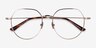 Emotion Light Gold MetalEyeglass Frames from EyeBuyDirect, Closed View
