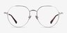 Emotion Silver MetalEyeglass Frames from EyeBuyDirect, Front View