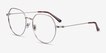 Emotion Silver MetalEyeglass Frames from EyeBuyDirect, Angle View
