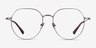 Emotion Brushed Gunmetal MetalEyeglass Frames from EyeBuyDirect, Front View