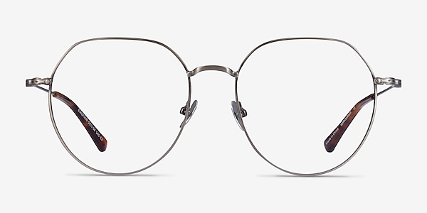 Emotion Brushed Gunmetal Metal Eyeglass Frames