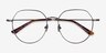 Emotion Brushed Gunmetal MetalEyeglass Frames from EyeBuyDirect, Closed View