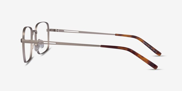 Master Silver MetalEyeglass Frames from EyeBuyDirect, Side View