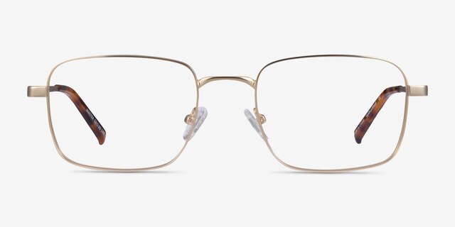 Master Doré MétalMontures de lunettes de vue d'EyeBuyDirect, Vue de Face