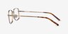 Master Doré MétalMontures de lunettes de vue d'EyeBuyDirect, Vue de Côté